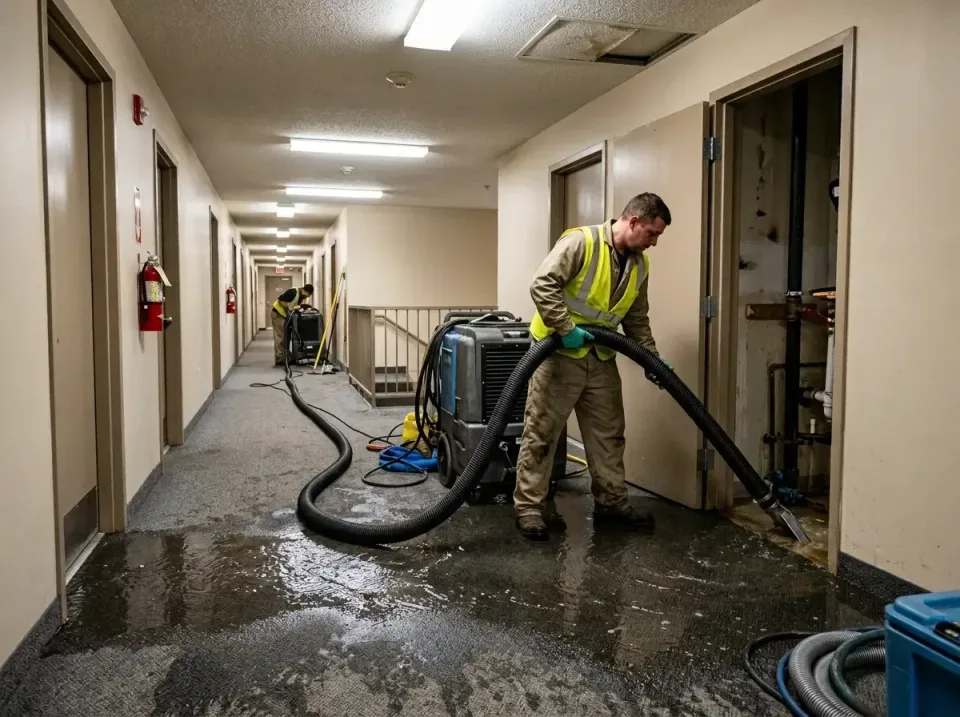 multi-unit-apartment-hallway-f-005 — frequently asked questions, Emergency Burst Pipe Water Extraction & Removal in White Sa…